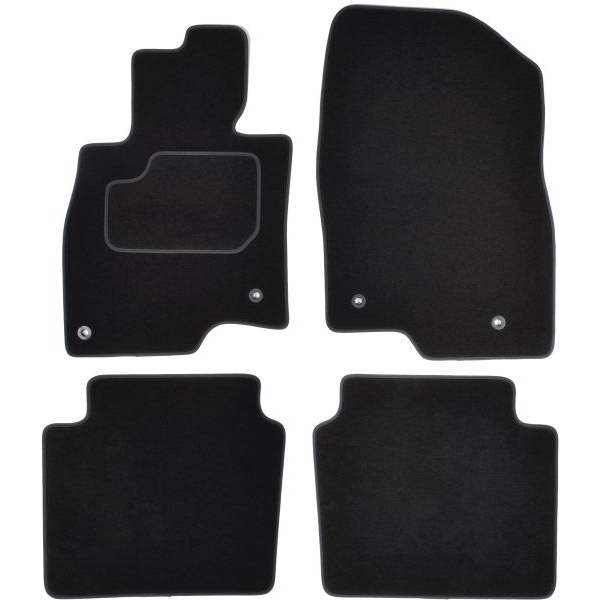 Set Covorase Auto Mocheta Fata + Spate Mammooth Mazda 6 3 2012→ Negru MMT A041 MAZ92 PRM 01